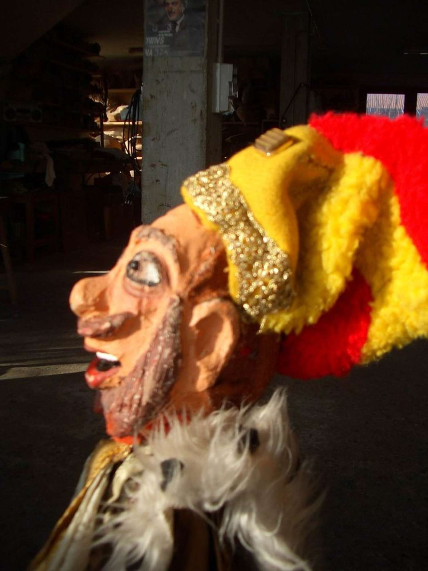 Il Re durante il restauro